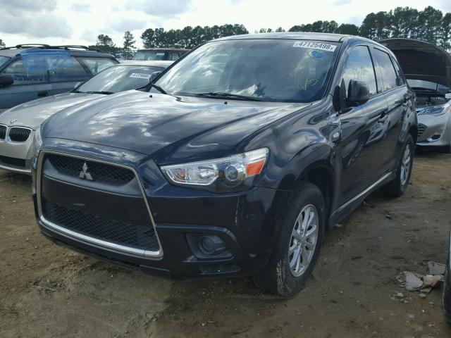 JA4AP3AU8CZ011020 - 2012 MITSUBISHI OUTLANDER BLACK photo 2