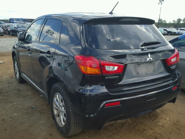 JA4AP3AU8CZ011020 - 2012 MITSUBISHI OUTLANDER BLACK photo 3