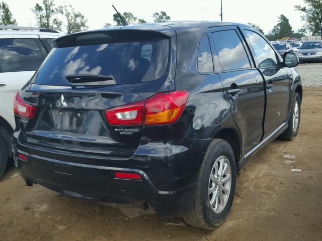 JA4AP3AU8CZ011020 - 2012 MITSUBISHI OUTLANDER BLACK photo 4