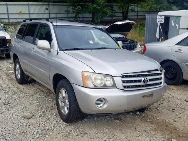 JTEGD21A420031207 - 2002 TOYOTA HIGHLANDER SILVER photo 1