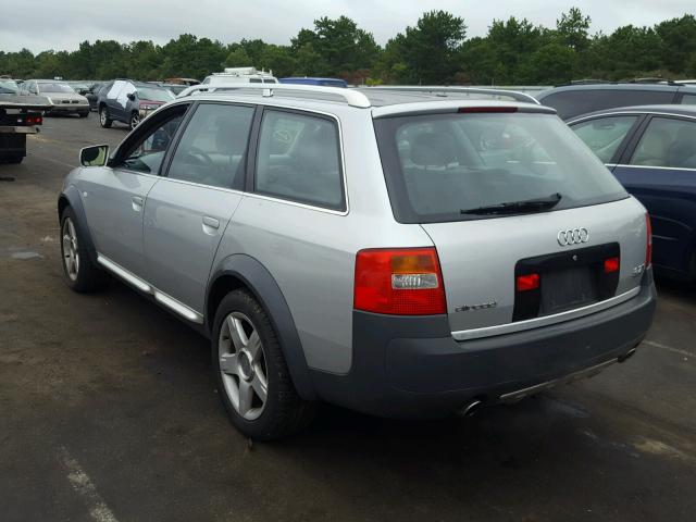 WA1YD64B52N095838 - 2002 AUDI ALLROAD SILVER photo 3