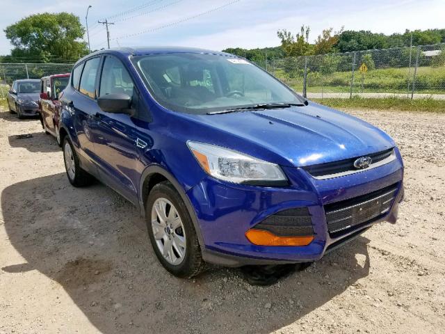 1FMCU0F77DUB44239 - 2013 FORD ESCAPE S BLUE photo 1