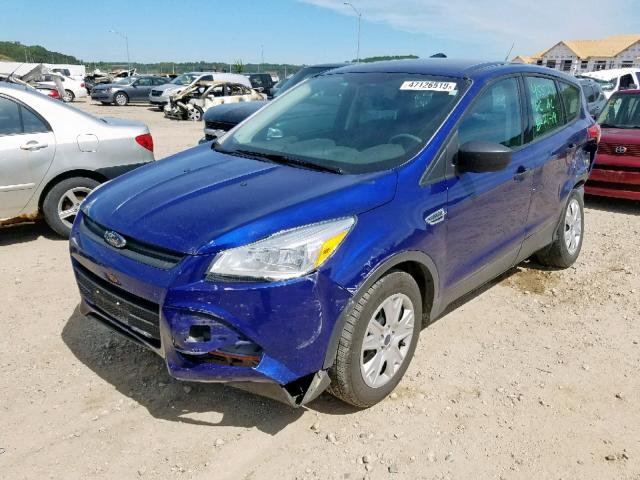 1FMCU0F77DUB44239 - 2013 FORD ESCAPE S BLUE photo 2