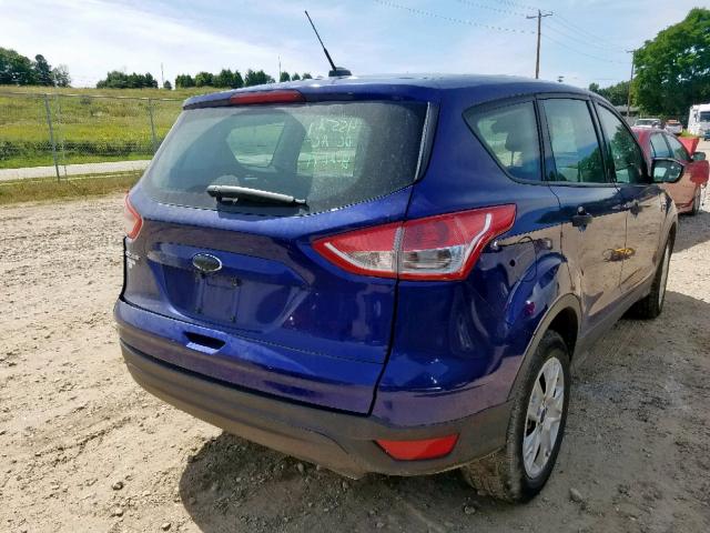 1FMCU0F77DUB44239 - 2013 FORD ESCAPE S BLUE photo 4