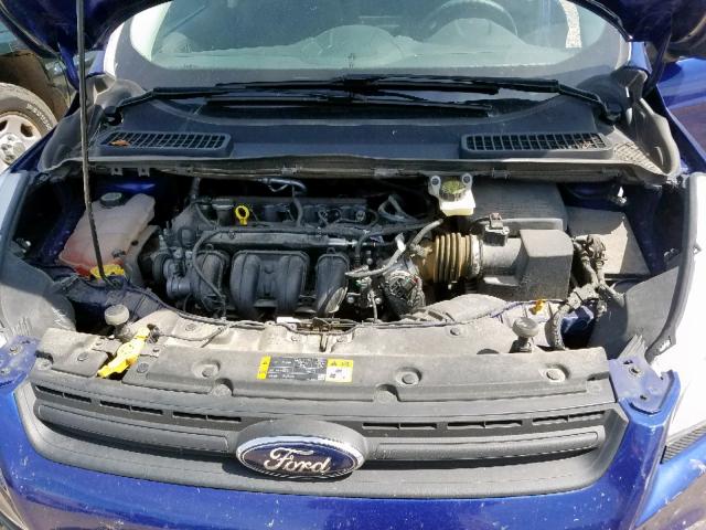 1FMCU0F77DUB44239 - 2013 FORD ESCAPE S BLUE photo 7