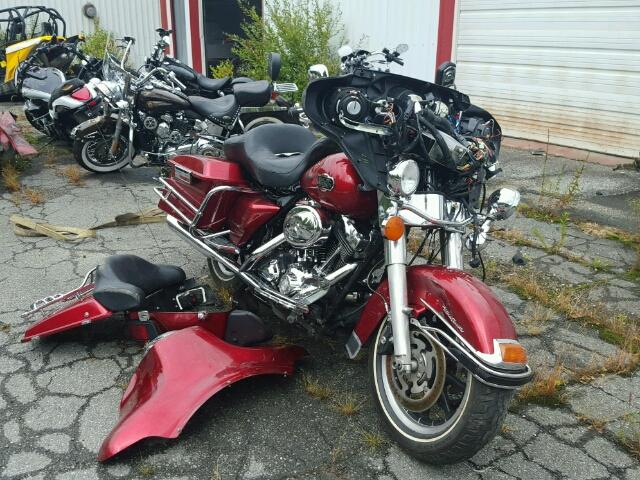 1HD1FC4188Y703073 - 2008 HARLEY-DAVIDSON FLHTCUI MAROON photo 1