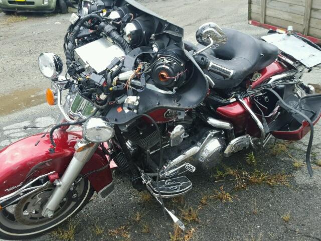 1HD1FC4188Y703073 - 2008 HARLEY-DAVIDSON FLHTCUI MAROON photo 10