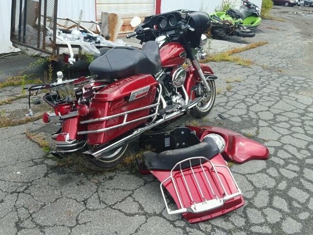 1HD1FC4188Y703073 - 2008 HARLEY-DAVIDSON FLHTCUI MAROON photo 4