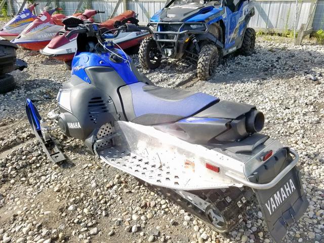 JYE8GL0029A004200 - 2009 YAMAHA NYTRO BLUE photo 3