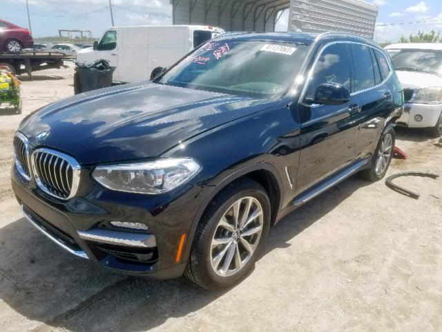5UXTR7C58KLF36555 - 2019 BMW X3 SDRIVE3 BLACK photo 2