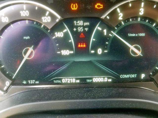 5UXTR7C58KLF36555 - 2019 BMW X3 SDRIVE3 BLACK photo 8