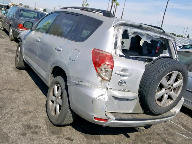 JTMZK31V675010199 - 2007 TOYOTA RAV4 LIMIT SILVER photo 3