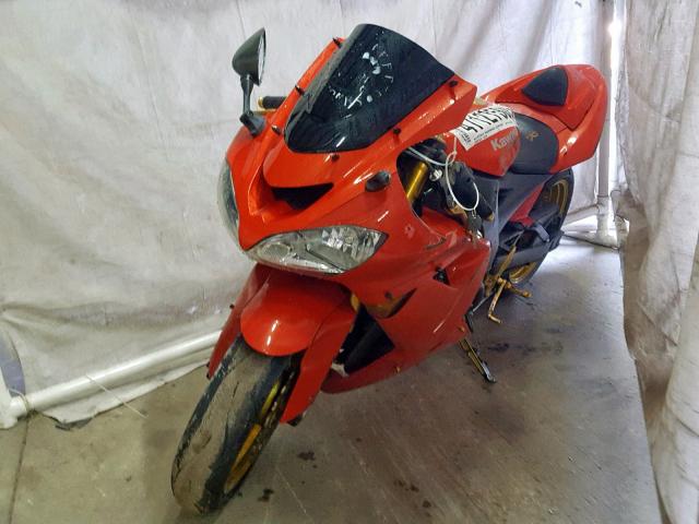 JKAZXCC185A022963 - 2005 KAWASAKI NINJA ZX 1 ORANGE photo 2