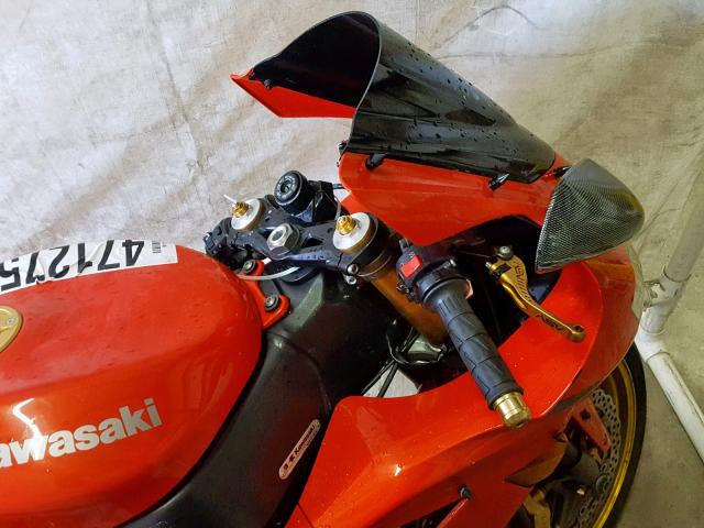 JKAZXCC185A022963 - 2005 KAWASAKI NINJA ZX 1 ORANGE photo 5