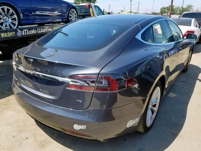 5YJSA1E19GF159821 - 2016 TESLA MODEL S رمادي صورة 4