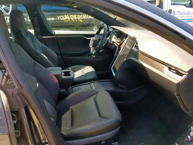 5YJSA1E19GF159821 - 2016 TESLA MODEL S رمادي صورة 5