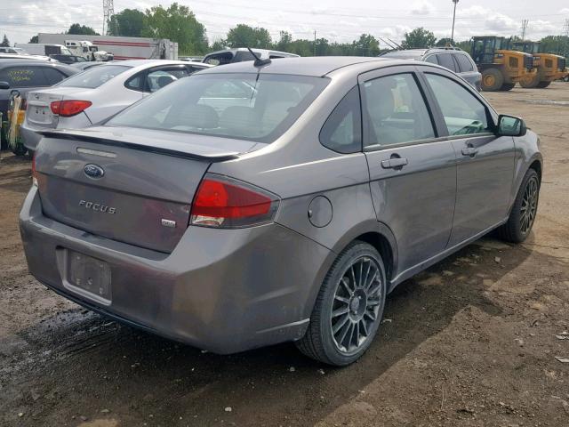 1FAHP3GN9AW156902 - 2010 FORD FOCUS SES GRAY photo 4