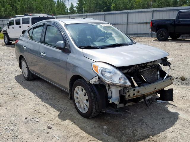 3N1CN7AP3EL816684 - 2014 NISSAN VERSA S SILVER photo 1