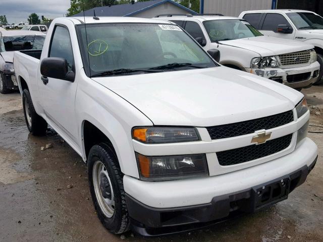 1GCCSBD97A8131649 - 2010 CHEVROLET COLORADO WHITE photo 1