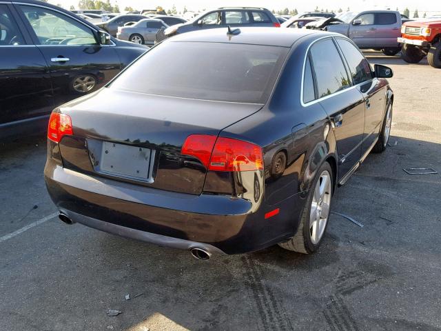 WAUBF78E96A186251 - 2006 AUDI A4 S-LINE BLACK photo 4