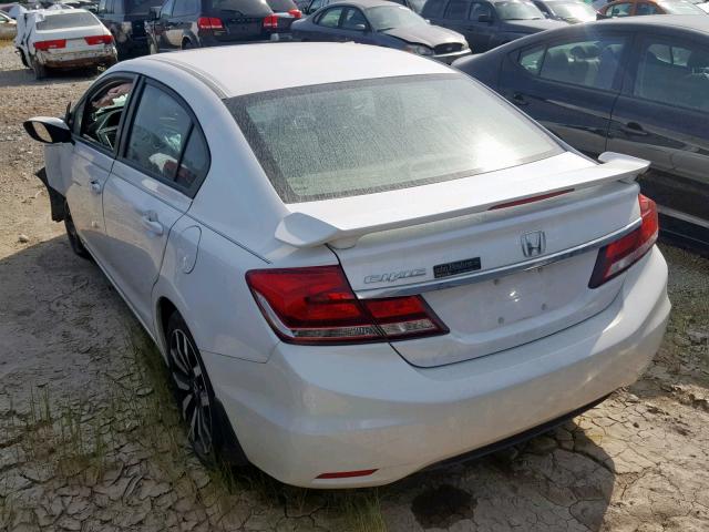 19XFB2F90FE066084 - 2015 HONDA CIVIC EXL 白色 照片 3