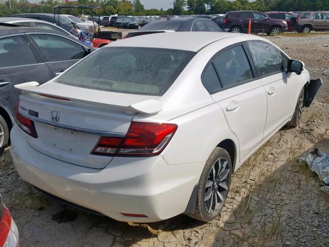 19XFB2F90FE066084 - 2015 HONDA CIVIC EXL 白色 照片 4