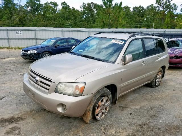 JTEDP21A250077312 - 2005 TOYOTA HIGHLANDER SILVER photo 2