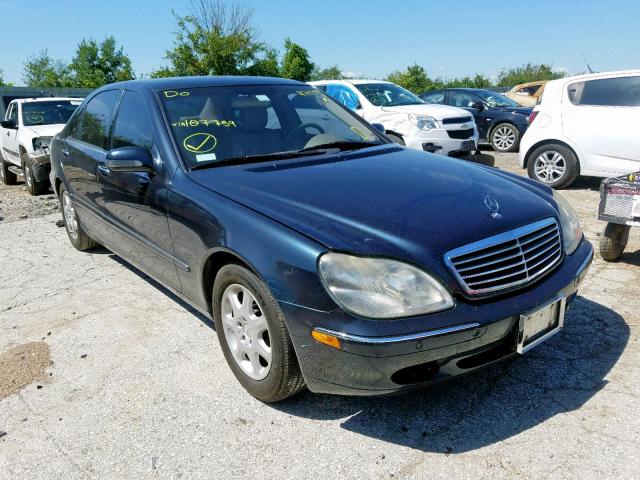 WDBNG75J2YA107759 - 2000 MERCEDES-BENZ S 500 BLUE photo 1