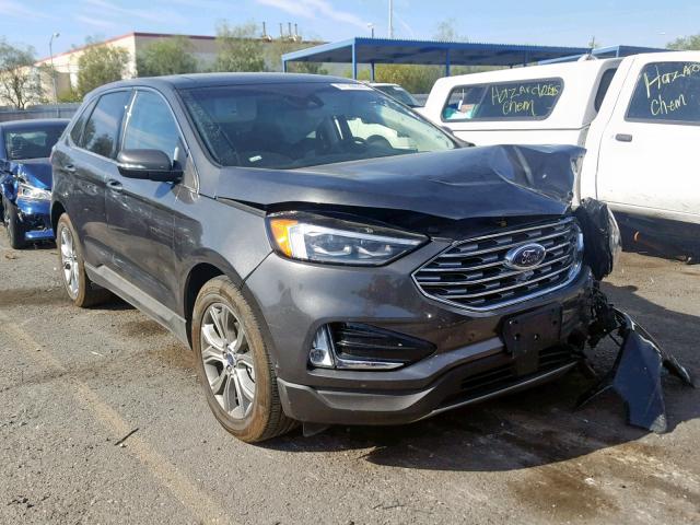 2FMPK3K9XKBB55514 - 2019 FORD EDGE TITAN GRAY photo 1