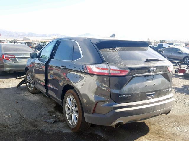 2FMPK3K9XKBB55514 - 2019 FORD EDGE TITAN GRAY photo 3