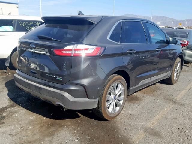 2FMPK3K9XKBB55514 - 2019 FORD EDGE TITAN GRAY photo 4