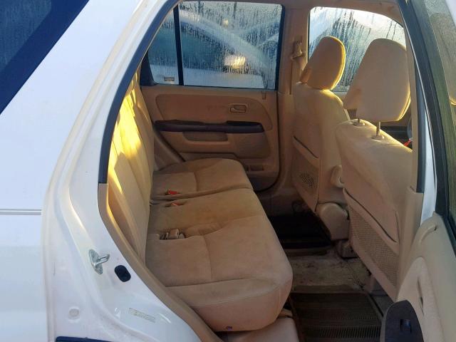 JHLRD68826C018566 - 2006 HONDA CR-V EX WHITE photo 6