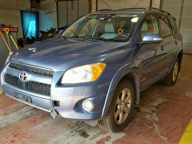 JTMDF4DV1C5050913 - 2012 TOYOTA RAV4 LIMIT BLUE photo 2