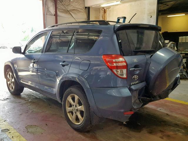 JTMDF4DV1C5050913 - 2012 TOYOTA RAV4 LIMIT BLUE photo 3