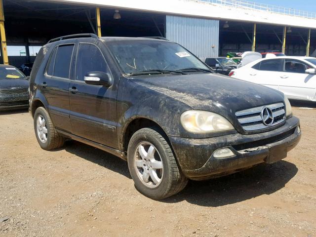 4JGAB57EX4A508503 - 2004 MERCEDES-BENZ ML 350 BLACK photo 1