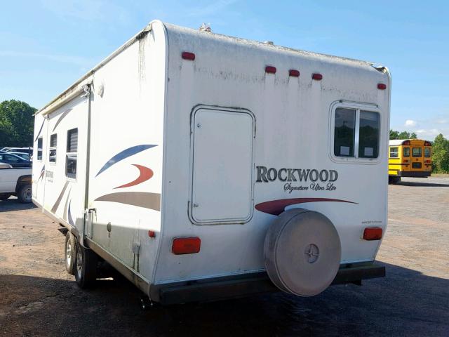 4X4TRL32681820505 - 2008 WILDWOOD ROCKWOOD WHITE photo 3