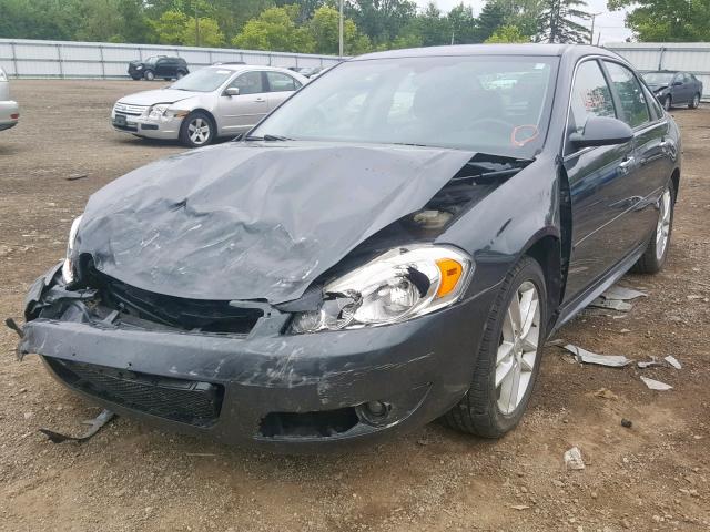 2G1WC5E3XD1130002 - 2013 CHEVROLET IMPALA LTZ GRAY photo 2