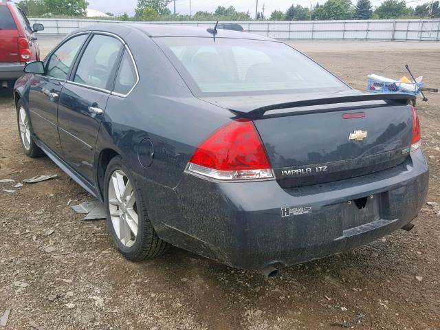 2G1WC5E3XD1130002 - 2013 CHEVROLET IMPALA LTZ GRAY photo 3