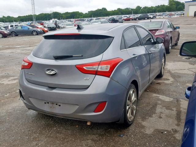 KMHD35LH5EU192843 - 2014 HYUNDAI ELANTRA GT SILVER photo 4