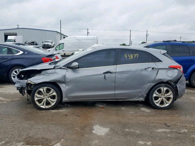 KMHD35LH5EU192843 - 2014 HYUNDAI ELANTRA GT SILVER photo 9