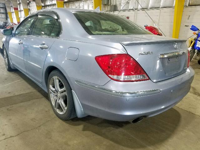 JH4KB16526C009591 - 2006 ACURA RL BLUE photo 3