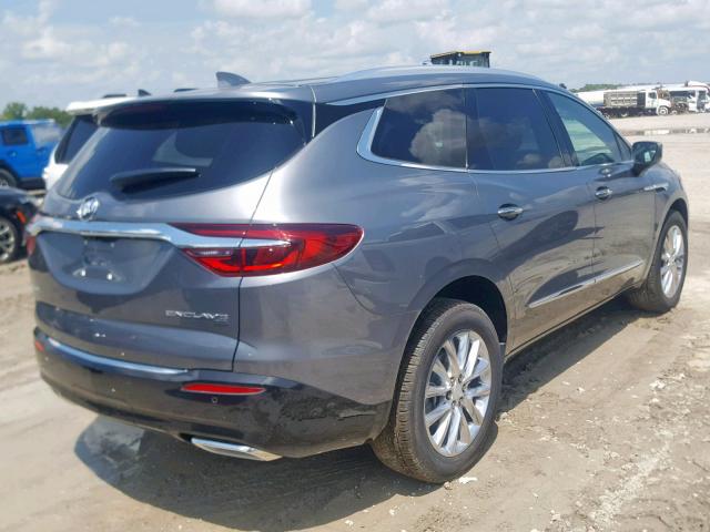 5GAEVBKW0JJ212673 - 2018 BUICK ENCLAVE PR GRAY photo 4