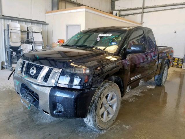 1N6BA0CH0BN316962 - 2011 NISSAN TITAN S BLACK photo 2