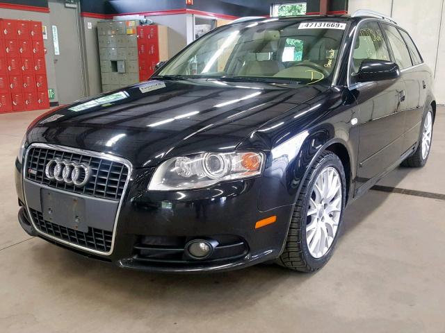 WAUKF78E58A156165 - 2008 AUDI A4 2.0T AV BLACK photo 2