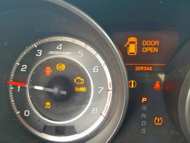 2HNYD2H49BH504436 - 2011 ACURA MDX TECHNO 黑色 照片 8