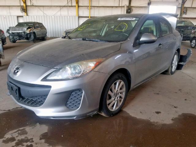 JM1BL1V81D1710061 - 2013 MAZDA 3 I GRAY photo 2