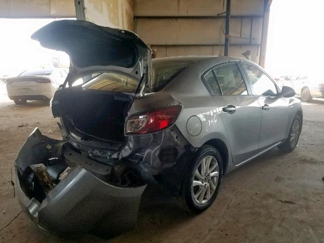 JM1BL1V81D1710061 - 2013 MAZDA 3 I GRAY photo 4