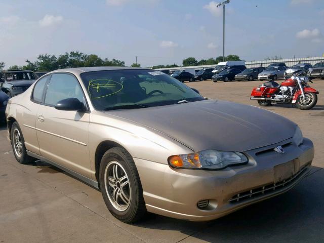 2G1WW12E249437476 - 2004 CHEVROLET MONTE CARL ყავისფერი ფოტო 1