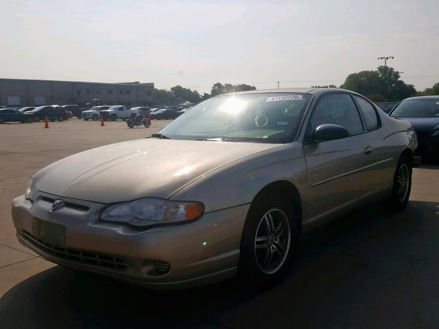 2G1WW12E249437476 - 2004 CHEVROLET MONTE CARL ყავისფერი ფოტო 2