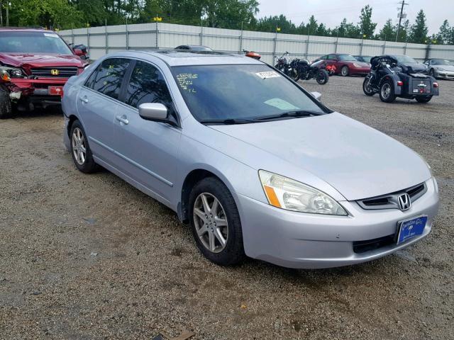 1HGCM66544A071081 - 2004 HONDA ACCORD EX SILVER photo 1